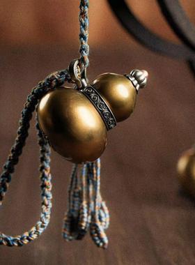 手把挂件件汽车吊坠葫芦新款礼摆件铜办公室摆件伴手挂包包