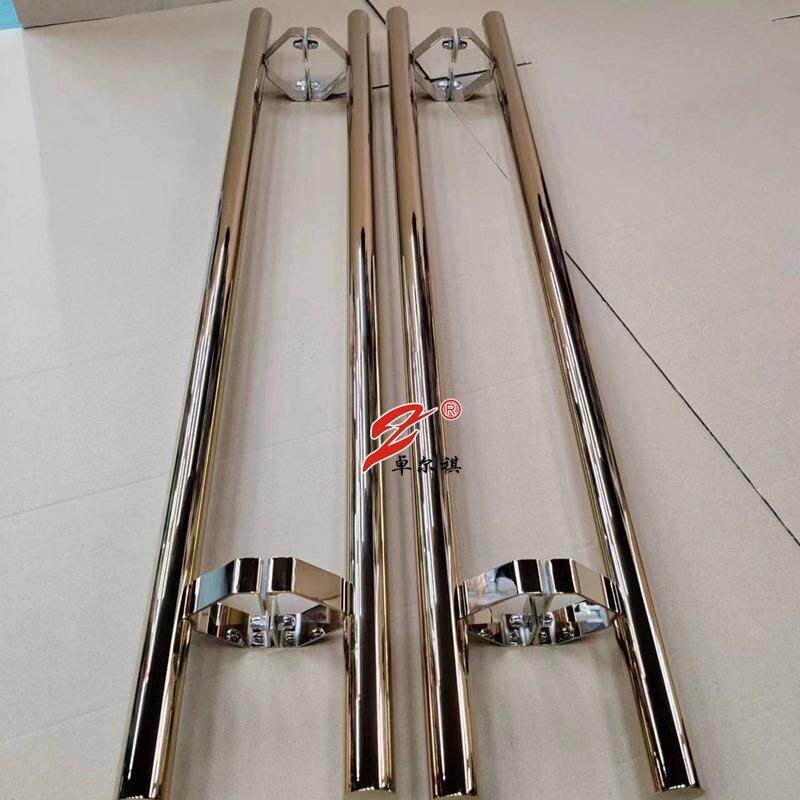 现代简约圆管不锈钢拉手玻璃门把手大门移门推拉门木门拉手