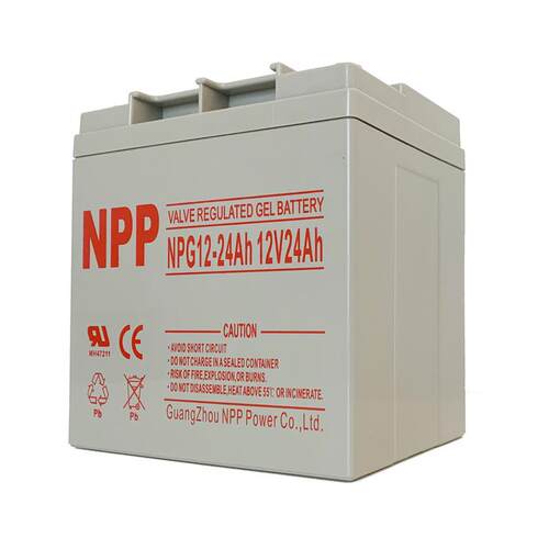 NPP耐普蓄电A池 NPG1-24ARPIH 2胶体太12V24H 阳能电瓶 UPS电压 E