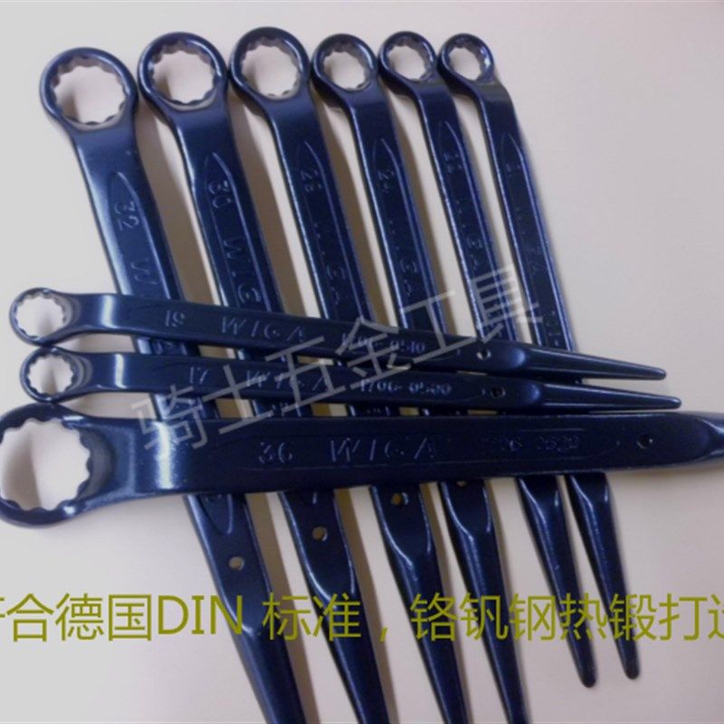 WIGA 原装进口30mm强力型单头尖尾梅花扳手重型单头梅花公制