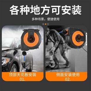 雪豹气鼓回WfmsZXyx电缩鼓收线器自动伸卷税鼓器PU气管收汽管修汽