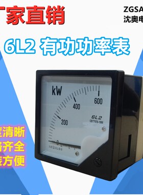 厂家直供 ZGSAYB 沈奥 6L2 KW MW  交流 功率表 默认电压 380V