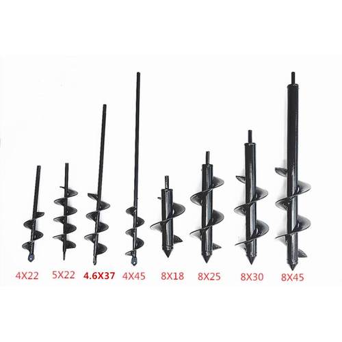 地kt7号仓1kt手 钻杆电动充电式电钻挖坑种菜钻钻头短植物麻花钻