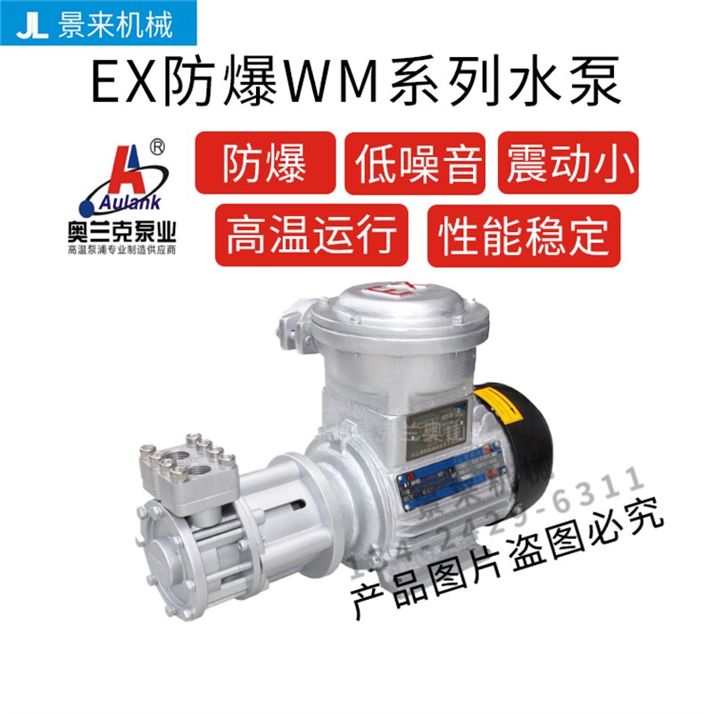 原装正品aulank奥兰克WM-EX防爆温泵热水热油旋涡泵离心泵循环
