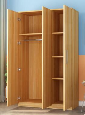 ^衣出租房用木头经济型OXN实木板式卧型室出租房用小户柜收纳J家