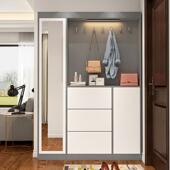轻奢鞋 17m翻GIH斗窄挂衣帽柜隔断柜架家c用客厅间柜厅入户玄关柜