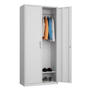 钢制更衣二门皮储物柜MT 871家用柜换衣员柜健身房存储柜工带锁更