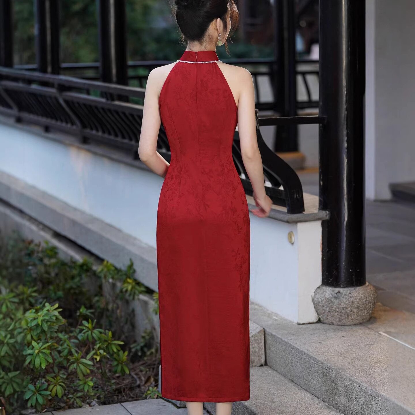 2026新款春晓红色新中式婚礼旗袍女春无袖改良年轻款订婚敬酒服高