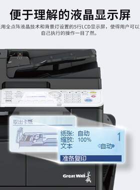 长城M8022ADN打印机 复印机 A3黑白办公复合机国产 复印扫描