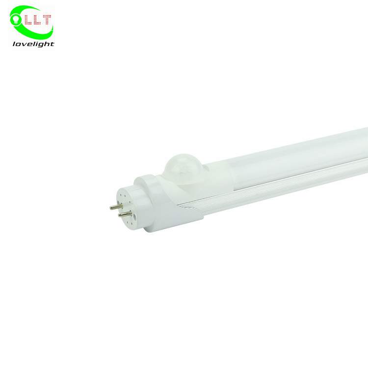 T8LED灯管人体红外感 1.2米18W 高光效智能车库感应灯管 宽压高P