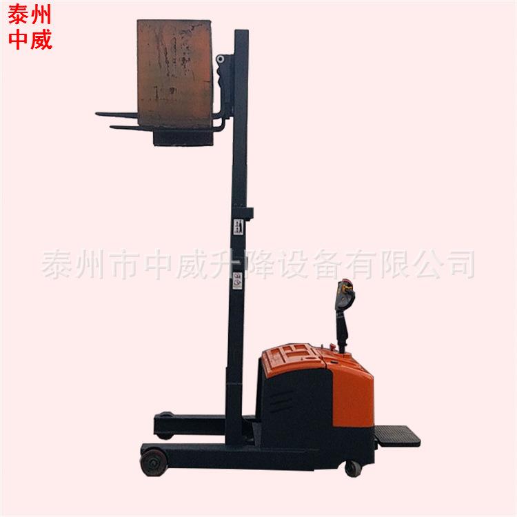 站驾式电动堆高叉车全自动前移式托盘装卸车无腿电瓶液压铲车