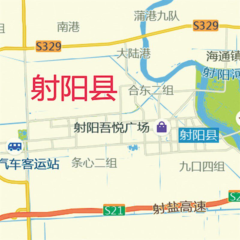 2024新款盐城市地图贴图办公室挂图高清壁贴超大装饰画定