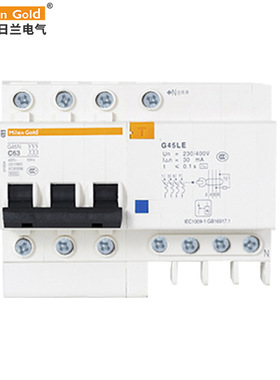 天津梅兰日兰家用小型漏电保护器G45LE1P2P3P4P保护漏电空气开关