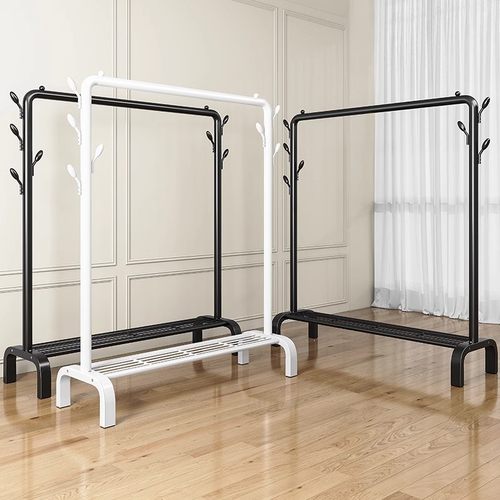 简易晾衣架落地折叠阳台晒