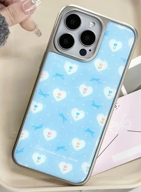 知泰iphone1614电镀银边滴胶15pro适用mate60