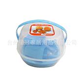 塑料野餐盒48P户外旅行餐具套装 郊游野营餐具 24P手提式