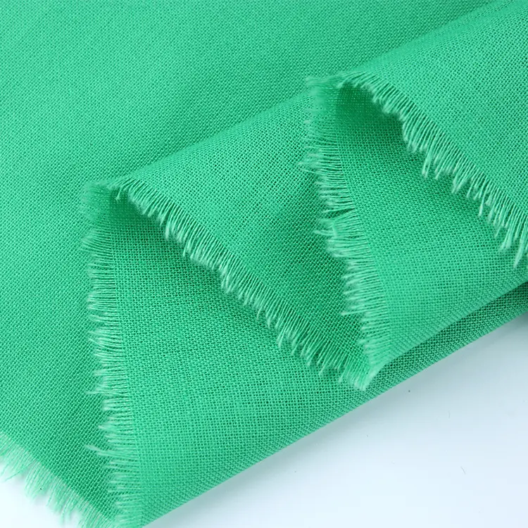 素色棉麻布料 苎麻棉素色交织布 平纹汉服衬衫连衣裙面料