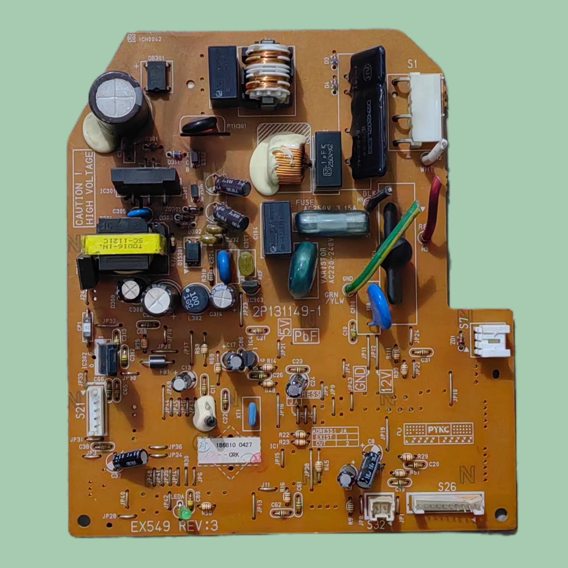 适用大金空调风管机内机板电脑板2P131149-1 EX549 FDXD25DV2C 35