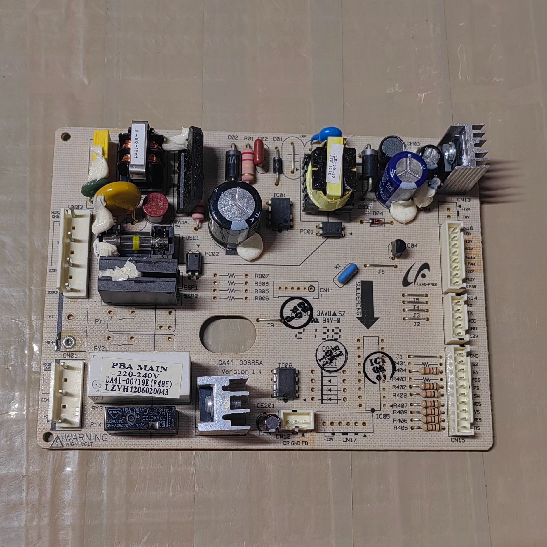 原装三星冰箱电脑版 主版 BCD-268MMVS DA41-00719E DA41-00685A