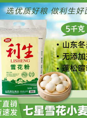 利生七星级雪花粉5千克/袋通用