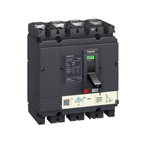 CVS100H TM32D 4P3D 4P 32A 70kA 塑壳保护断路器 LV510512
