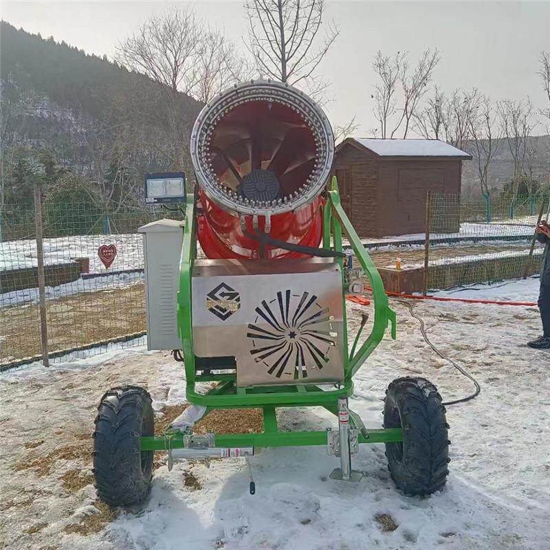 人工制雪造雪设备 可移动旋转造雪机 室外游乐场造雪机