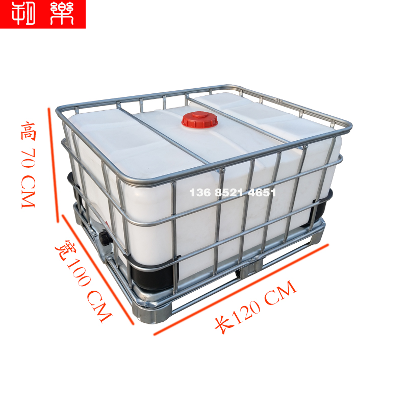 卧式500升吨桶全新塑料600L加厚内胆柴油化工大号水箱储水方形桶