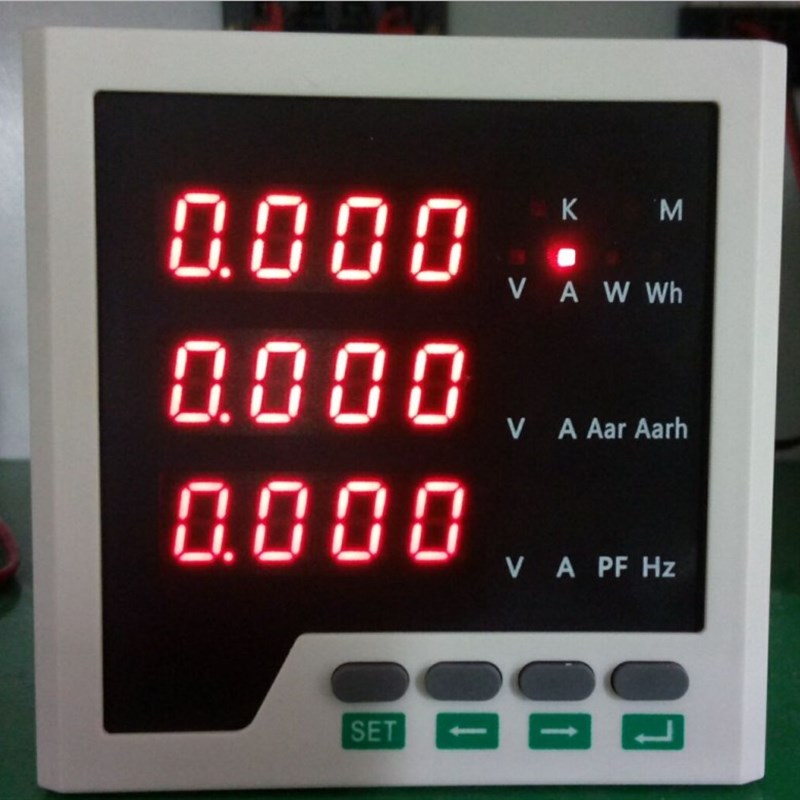 质保2年智能三相电流表 三相电压表三相多功能电力仪表网络测量表