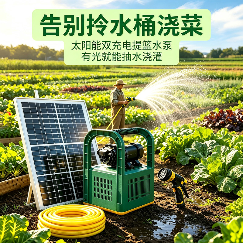 太阳能抽水泵农用灌溉浇花浇水神自动灌溉设备