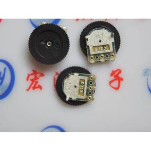 拨盘电位器 齿轮电位器 B103 盘厚度2MM 10K 盘直径16MM 单联