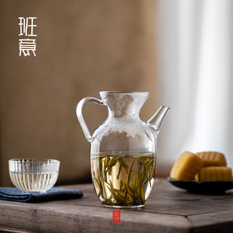 班意仿宋茶壶玻璃泡绿茶专用壶茶具小号泡茶冷水壶泡茶器家用单壶
