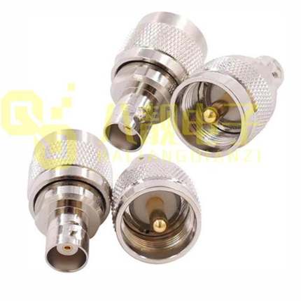 UHF/BNC-JK BNC母头/UHF公头 馈线转接头 对讲机信号转换接头铜材