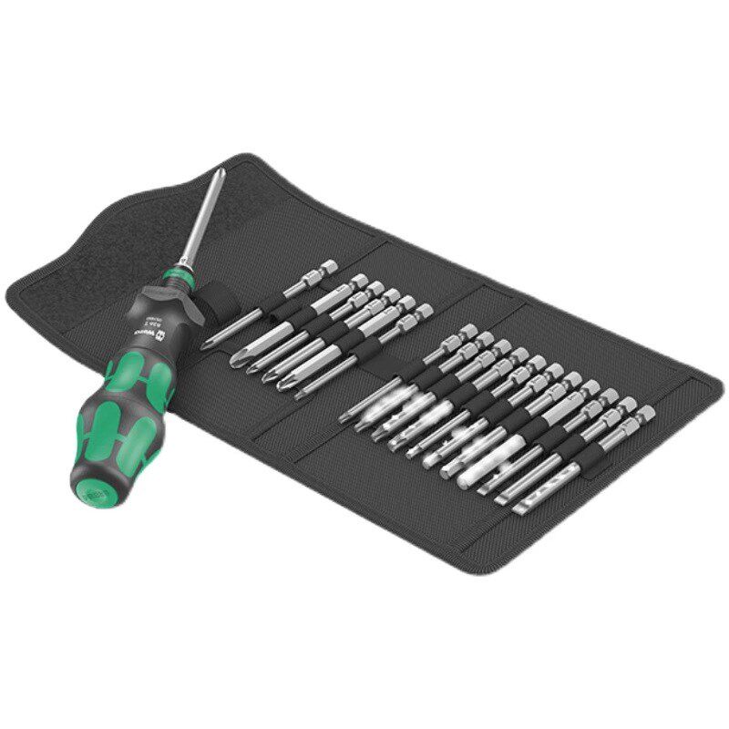 德国Wera维拉进口快速螺丝刀套装内六角批头4倍变速螺丝批1/4手柄