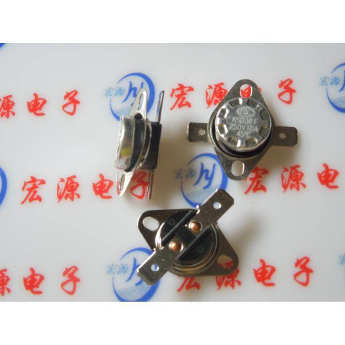 温控开关 KSD 301 302 突跳式温控器 250V 10A 常开 95度 95°C