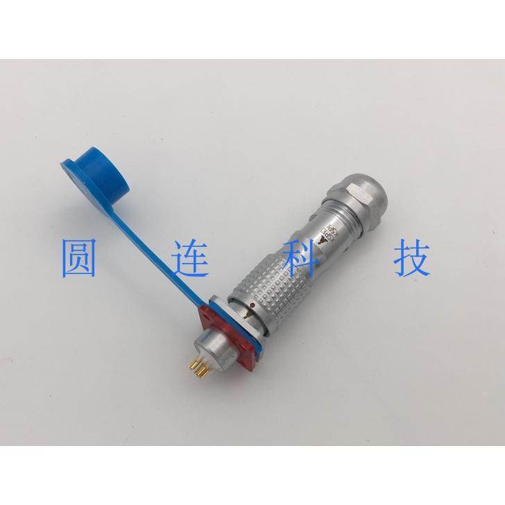 航空插头插座 XSP10-2 3 4 5芯方形 推拉式 防水连接器 开孔10MM