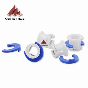 3d打印机配件鲍登管蓝白卡扣固定6MM管子快速接头塑料接头快插