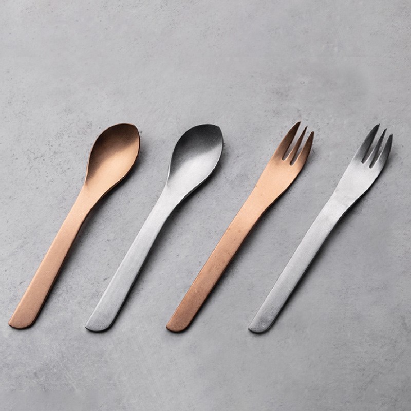 朵颐-Chihiro元气水果勺家用蛋糕叉甜品勺可爱水果叉冰淇淋勺