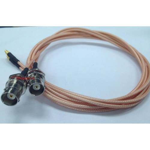 射频/高频BNC/MMCX-KJ信号馈线 Q9母转MMCX公连接线 50欧姆1米