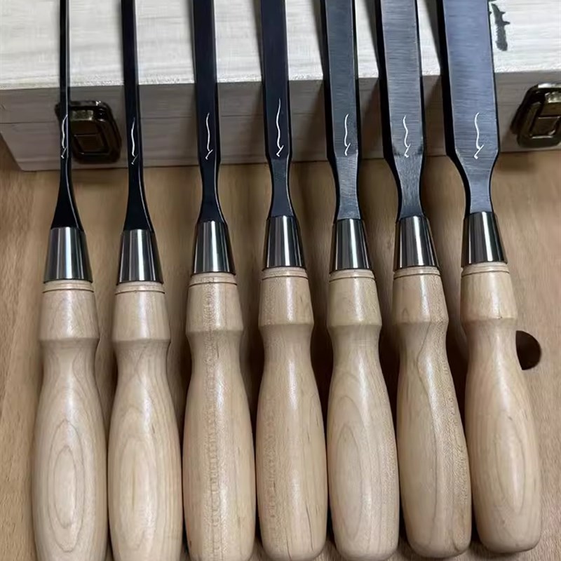 木工工具 手工凿 钛合金贴钢欧式凿子 纯  润  焰   参物 堤旁树