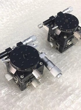 XYR轴LSP40-L交叉导轨旋转高精度手动可调架滑台平台RSP40 RPG38