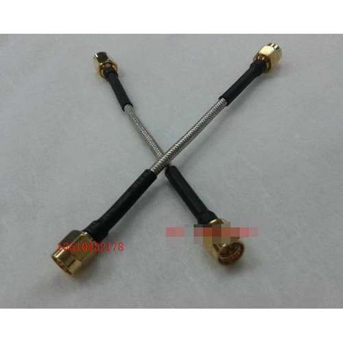 SMA公转公半柔信号线 SMA-JJ半柔底损耗连接线 馈线SMARG402射频