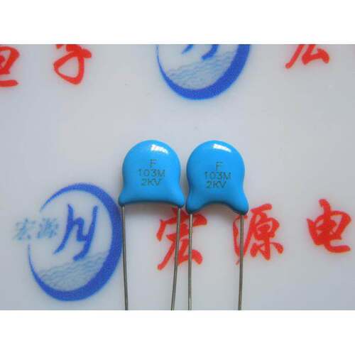 高压瓷片电容 2000V 高压电容 0.01UF 2KV 103 1包1000个