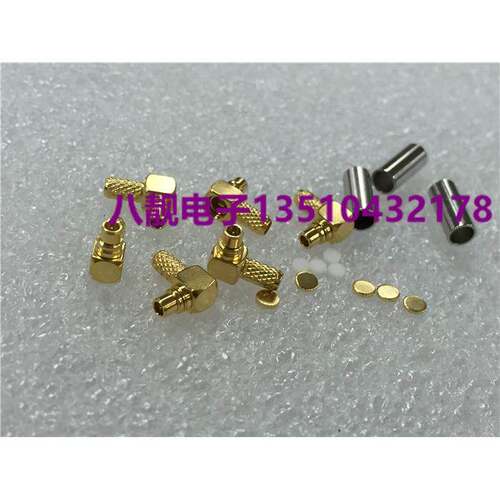 连接器MMCX-JW1.5接头 弯公 接RG316 MMCX公头 MMCX弯头 MMCX接口