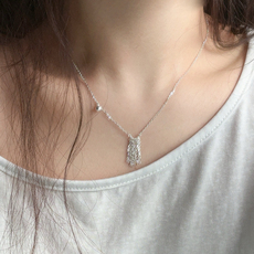 Серебряное ожерелье