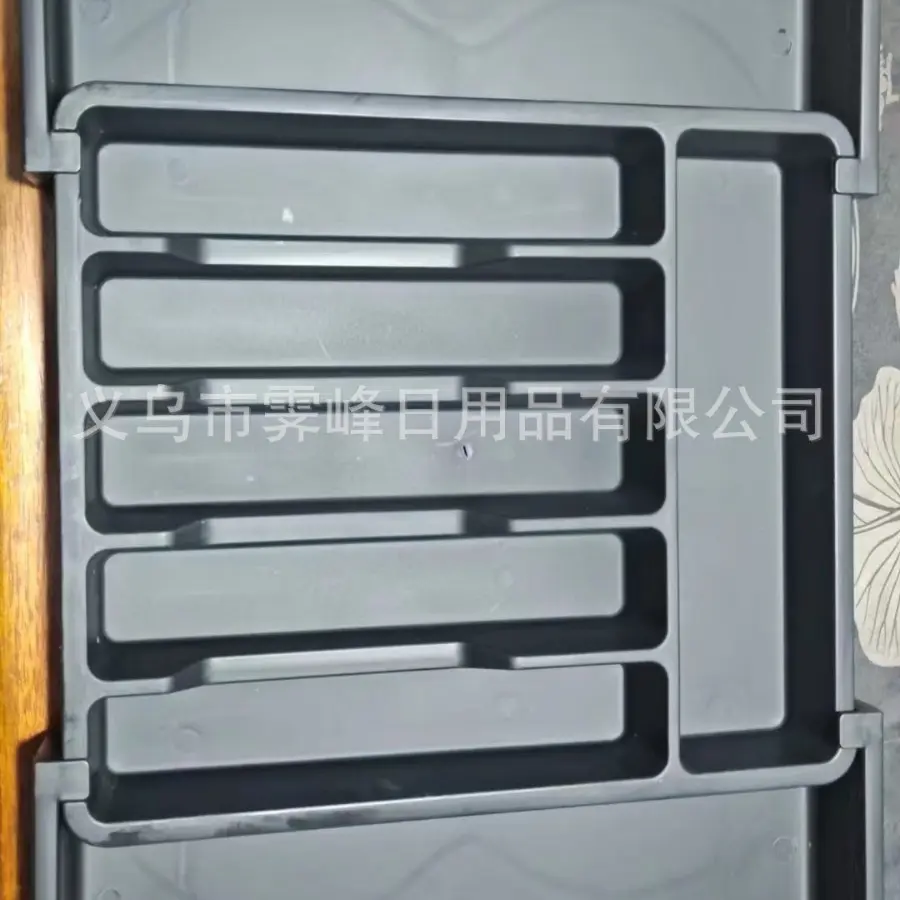 新品expable utensil tray创意可扩展餐具整理托盘抽屉