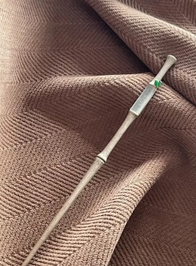 苍翠~竹节发簪新中式高级感气质簪子复古小众设计发钗发饰女