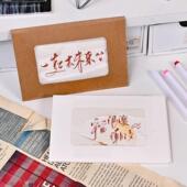 火焰贺卡手工燃烧带火柴生日快乐信封纸材料包贺卡礼物送女友