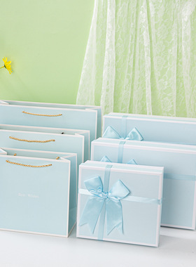 情人节橙色礼盒教师节风扇杯子礼品包装盒结天地盖礼物