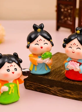 唐小摆件创意家居装饰品中办公室工位桌面可爱礼物