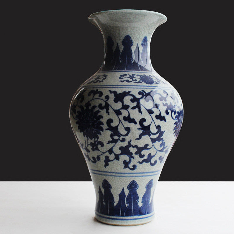 景德镇陶瓷罐仿古手绘青花瓷花瓶摆件家居客厅插花电视柜装饰摆设,标准件/零部件/工业耗材,输送带/传送带,淘宝优惠券,粉丝福利购,淘宝优惠卷